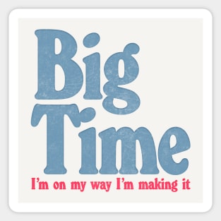 Big Time / Peter Gabriel 80s Aesthetic Fan Art Design Sticker